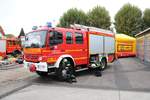 Feuerwehr Großkotzenburg Mercedes Benz Atego LF20 am 06.10.19 beim Tag der offenen Tür 