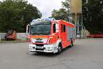 Feuerwehr Walldorf (Hessen) MAN TGM Lentner LF20 am 11.10.19 bei einen Fototermin