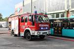Feuerwehr Frankfurt am Main IVECO Magirus LF10 am 26.10.19 bei der Herbstabschlussübung der Jugendfeuerwehr Frankfurt am Main 
