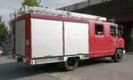 =MB T2 als Löschgruppenfahrzeug der Feuerwehr OBERMOCKSTADT steht in Hünfeld anl. der Hessischen Feuerwehrleistungsübung 2019, 09-2019