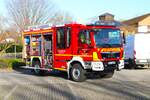 Feuerwehr Gründau Breitenborn MAN TGM Ziegler LF-Logistik (Florian Gründau 6-49-1) am 27.01.24 bei einen Fototermin. Danke für das tolle Shotting