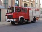 Ebenfalls am 04.09.2009 stand dieses Fahrzeug der Magdeburger Feuerwehr in der Brandenburger Strae vor der Feuerwache.