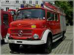 Anlsslich einer Hochzeit Stand dieses Feuerwehrfahrzeug auf dem Ludwigsplatz in Saarbrcken.