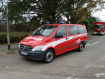 Feuerwehr Frankfurt am Main Mercedes Benz Vito am 28.10.17 im Bereitstellungsraum in Rödelheim wegen der Herbstabschlussübung der Jugendfeuerwehr