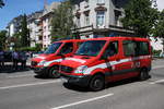 Feuerwehr Frankfurt Mercedes Benz Sprinter MTW am 02.06.19 bei der großen Parade zum Jubiläum 150 Kreisfeuerwehrverband Frankfurt