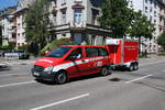 Feuerwehr Frankfurt Mercedes Benz Vito MTW am 02.06.19 bei der großen Parade zum Jubiläum 150 Kreisfeuerwehrverband Frankfurt