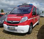 =Opel Vivaro der Feuerwehr USLAR, abgestellt auf dem Besucherparkplatz der Rettmobil 2019 in Fulda, 05-2019