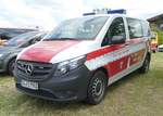 =MB Vito als MTF und First Responderfahrzeug der Feuerwehr SONNEFELD, gesehen auf dem Parkplatz der Rettmobil 2019 in Fulda, 05-2019