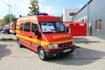 Feuerwehr Ginsheim Gustavsburg Opel Movano MTW am 18.08.19 beim Tag der offenen Tür