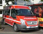 =Ford Transit der Feuerwehr SCHÖNMATTENWAG steht in Hünfeld anl. der Hessischen Feuerwehrleistungsübung 2019, 09-2019