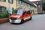 Feuerwehr Hattersheim Mercedes Benz Sprinter MTW am 11.09.21 bei der 112 Jahre Feier auf dem Markplatz