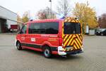 Feuerwehr Weinheim Stadt VW Crafter MTW 1 und 2 am 30.10.21 bei einen Fototermin