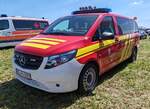 =MB Vito als MTW der Feuerwehr der Stadt ALSFELD, abgestellt auf dem Parkplatz der RettMobil im Mai 2025