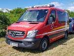 =MB Sprinter als MTW der Feuerwehr aus GINGEN a. d. BRENZ, gesehen auf dem Parkplatz der 2025er Rettmobil in Fulda
