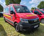 =MAN TGE der Feuerwehr MALSCH, steht auf dem Parkplatz der 2025er Rettmobil in Fulda