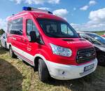 =Ford Transit als MTF der Feuerwehr VIERSEN, abgestellt auf dem Parkplatz der 2025er Rettmobil in Fulda