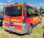 =Opel Movano als MTW der Feuerwehr von BLICKERSHAUSEN, gesehen auf dem Parkplatz der 2025er Rettmobil in Fulda