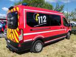 =Ford Transit als MTW der Feuerwehr OTZBERG-LENGFELD, gesehen auf dem Parkplatz der 2025er Rettmobil in Fulda