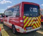 =MB Sprinter als MTW der Feuerwehr LAUTERBACH, abgestellt auf dem Parkplatz der 2025er Rettmobil in Fulda