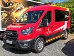 =Ford Transit als MTW der Feuerwehr LOLLAR, gesehen auf dem Parkplatz der 2025er Rettmobil in Fulda