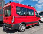 =Ford Transit als MTW der Feuerwehr HELSA steht auf dem Parkplatz der 2025er Rettmobil in Fulda