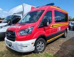 =Ford Transit als MTW der Feuerwehr MÜNCHEN, gesehen auf dem Parkplatz der 2025er Rettmobil in Fulda
