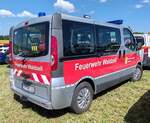 =Opel Vivaro als MTW der Feuerwehr WALDZELL, gesehen auf dem Parkplatz der 2025er Rettmobil in Fulda