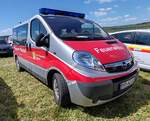=Opel Vivaro als MTW der Feuerwehr WALDZELL, gesehen auf dem Parkplatz der 2025er Rettmobil in Fulda