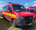 =MB Sprinter als MTW der Feuerwehr WILHELMSHAVEN, abgestellt auf dem Parkplatz der 2025er Rettmobil in Fulda