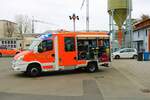 Feuerwehr Mörfelden Walldorf IVECO Daily MLF (Florian Mörfelden Walldorf 2-40) am 04.03.23 bei einem Fototermin