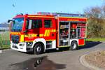 Feuerwehr Mittel-Gründau MAN TGM BTG MLF (Florian Gründau 4-40-1) am 27.01.24 bei einen Fototermin. Danke für das tolle Shotting