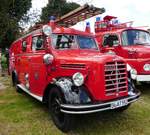 =Borgward B 2000 der Feuerwehr Heuchelheim Team Borgward, gesehen im Mai 2017 in der Burgenstadt Schlitz