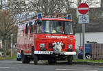 MB 408, ehemaliges Feuerwehrfahrzeug, jetzt  Löschtruppenfahrzeug  in Rheinbach 05.12.2020 