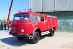 Feuerwehr Mannheim Mercedes Benz Oldtimer am 13.05.23 beim Tag der offenen Tür der Wache Nord