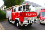 Feuerwehr Maintal Bischofsheim Magirus Deutz LF am 03.10.23 beim Tag der offenen Tür der Feuerwehr Bad Vilbel