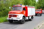 Oldtimer Main Kinzig Ausfahrt am 03.05.25 mit einen Mercedes Benz Hauber Rüstwagen 