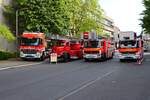Drehleiter Parade Tag der offenen Tür bei der Berufsfeuerwehr Kassel am 22.06.25