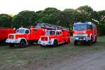 Kreisfeuerwehrtag Dieburg Sternfahrt am 27.06.25 Parkplatz mit Oldtimer aus Dientzenbach