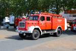 Magirus Deutz Feuerwehrl�schfahrzeug am 10.05.26 beim 135 Jahre Feuerwehr R�dermark Urberach Feier