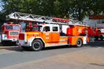 Magirus Deutz Drehleiter am 10.05.26 beim 135 Jahre Feuerwehr R�dermark Urberach Feier