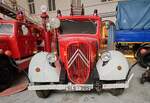 =Citroen als ehemaliges Feuerwehrfahrzeug der Freiwilligen Feuerwehr SAARWELLINGEN steht im Feuerwehrmuseum in Fulda, 11-2025