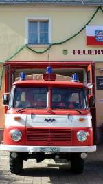 Robur Lschgruppenfahrzeug der Freiwillige Feuerwehr Langenwolschendorf. Zu sehn beim Fest 120 Jahre Freiwillige Feuerwehr Langenwolschendorf. Foto 08.09.2012 
