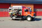 Feuerwehr Stockstadt am Main Mercedes Benz Unimog 1300 RW (Florian Stockstadt 62/1) am 26.03.22 bei einen Fototermin