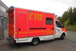 Erster Rettungswagen (RTW) der Feuerwehr-Rettungswache Viersen, auf Basis eines Mercedes-Benz Sprinter 518 CDI und dem medizinischen Kofferauf- und ausbau durch die Firma Fahrtec.