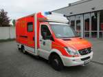 	  Neuster Rettungswagen  (RTW) der Feuerwehr-Rettungswache Viersen, auf Basis eines Mercedes-Benz Sprinter 518 CDI und dem medizinischen Kofferauf- und ausbau durch die Firma Fahrtec.