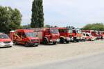Hilfeleistungskontingent Hochwasser/Pumpen Aschaffenburg nach der Ankunft aus dem Katastrophengebiet in Rheinland Pfalz am 24.07.21
