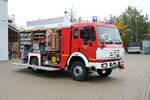 Feuerwehr Weinheim Stadt Mercedes Benz Rüstwagen am 30.10.21 bei einen Fototermin