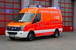 Feuerwehr Langenselbold VW Crafter 50 VRW (Florian Langenselbold 1-50-1) am 19.10.25 bei einen Fototermin.