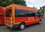 =Ford Transit der Staatlichen Feuerwehrschule Regensburg steht anl. vom Internationalen Jugendfeuerwehr-Wettbewerb 2022 in 36100 Petersberg, Mai 2022