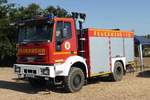 =Iveco EuroFire 95 E 18 der Feuerwehr Hammersbach, eingesetzt am Baiersröder Hof im August 2018